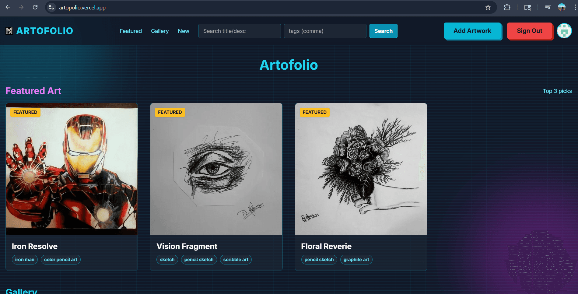 Artofolio