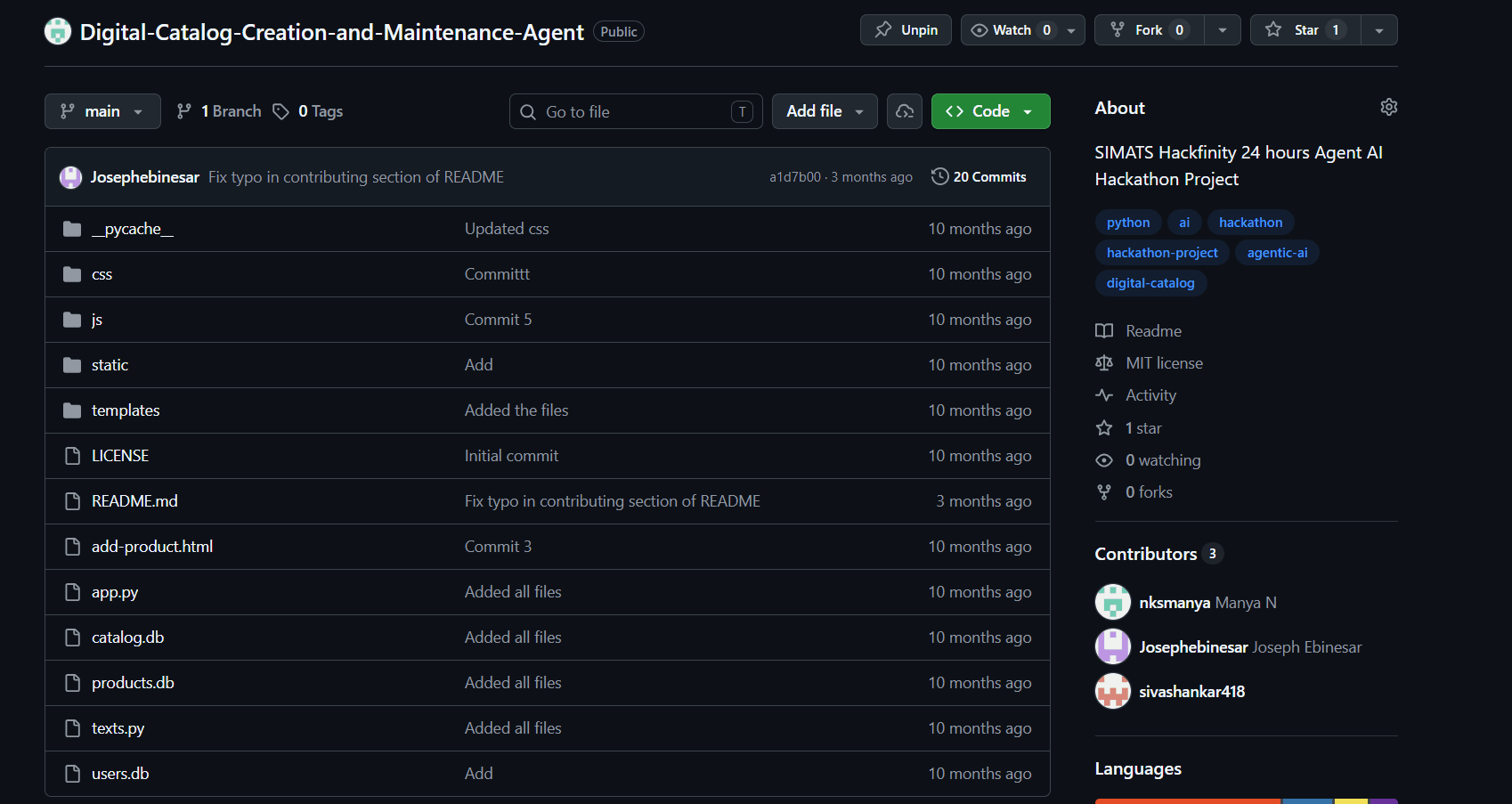 Digital Catalog Creation & Maintenance Agent